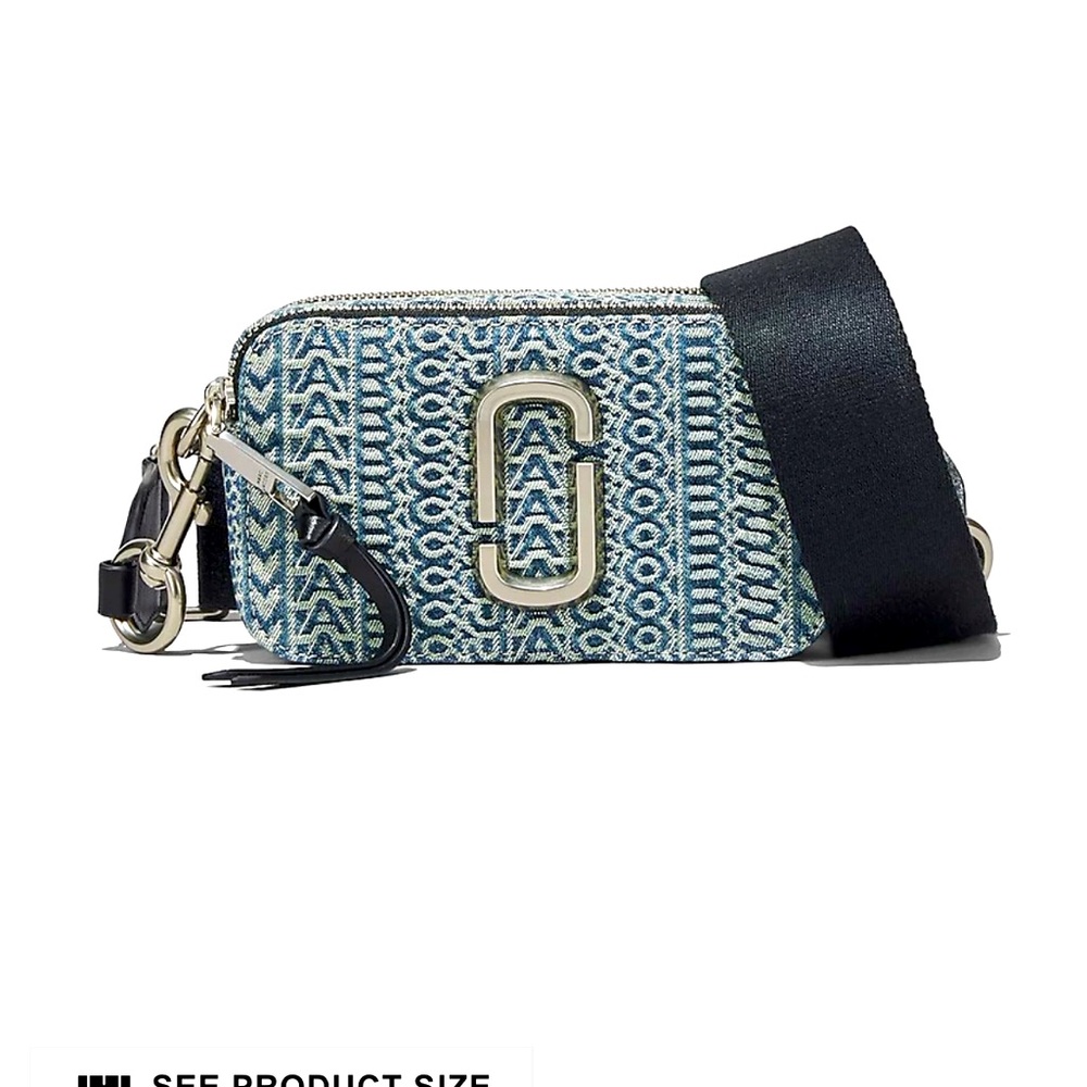 The Washed Monogram Denim Snapshot NWT